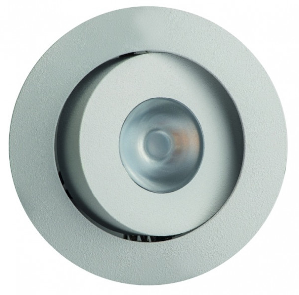 rutec Projekt MENTE COB LED - lichtpunt, draaibaar, rond, 350mA, 1W, IP20, 3000K, CRI80 - zandwit, PEG861WW