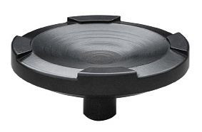 TDL steundeksel in panvorm 115x20 mm, doorn Ø 21,5 mm, 02011