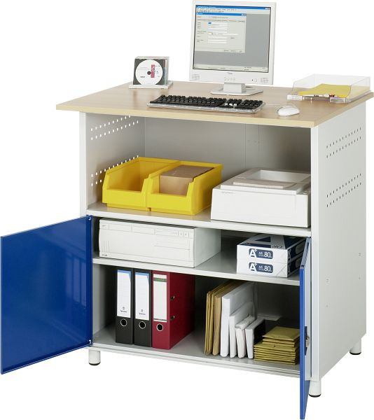 RAU computertafel - model 1022, B1100 x D800 x H1100 mm, 07-1022S.11