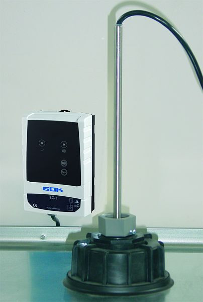 Cemo overvulbeveiliging BC-2 klapdeksel, IP 54, met sonde 500 mm en kabel 3 m, 11452