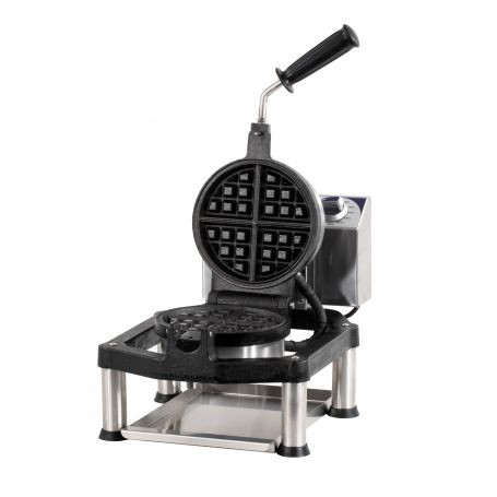 Casselin wafelijzer, draaibaar, 180°, rond, CG180RS