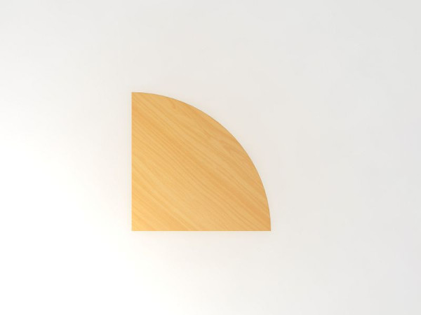 Hammerbacher verbindingshoek kwartcirkel 80cm beuken, kwartcirkel, VHE91/6