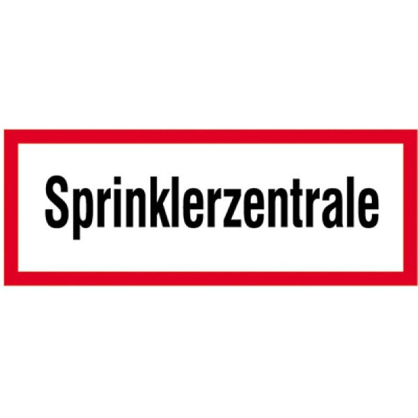 Stein HGS HGS informatiebord, sprinklercentrale, folie, zelfklevend, 21.2532