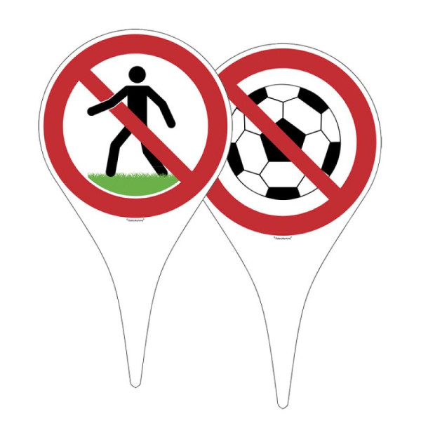 Stein HGS HGS informatiebord grondspies, voetballen verboden, 50.5476