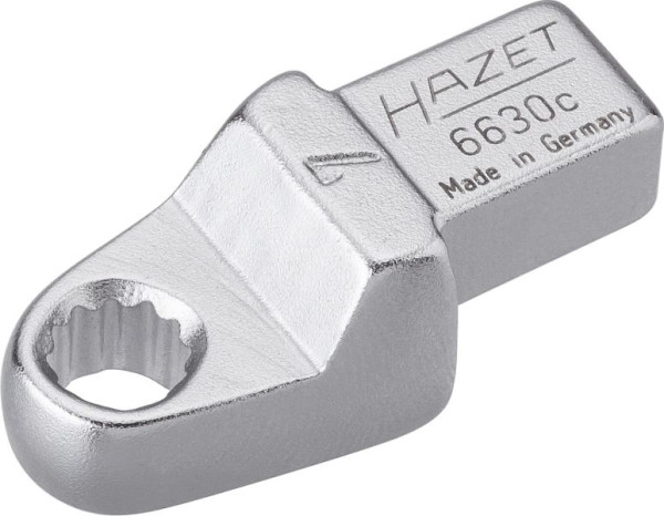 Hazet ringsleutel, insteekvierkant 9 x 12 mm, uitwendig dubbel zeskant trekprofiel, 7 mm, 6630C-7