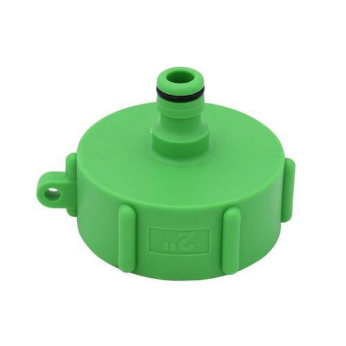 DENIOS IBC-adapter, met insteekkoppeling 1/2, met grove schroefdraad S60x6, 3-pack, 311450