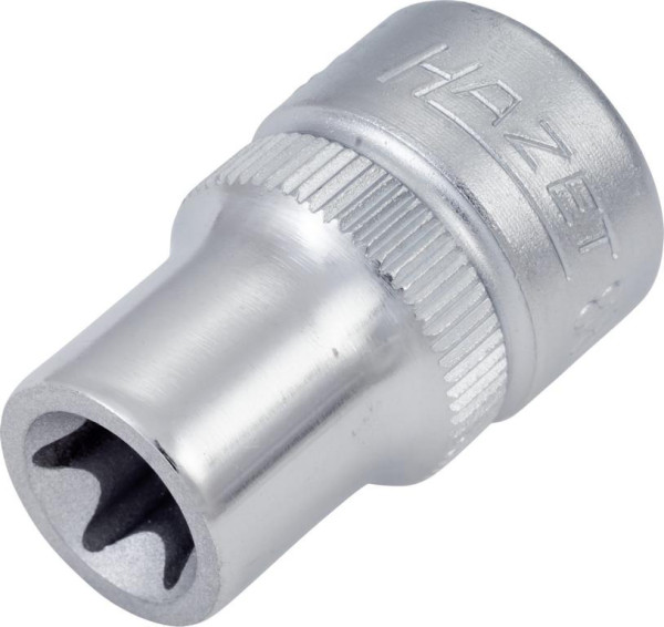 Hazet TORX® dopsleutelinzet, hol vierkant 10 mm (3/8 inch), buiten TORX® profiel, E10, met karteling, 880-E10