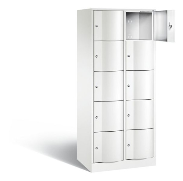 C+P lockerkast Resisto, H1950xB772xD540mm, kleur: verkeerswit, 8570-272 S10604