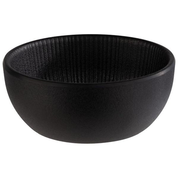 APS schaal -NERO- in zwart, Ø 8,5 cm, hoogte: 3,5 cm, 0,1 liter, 85270