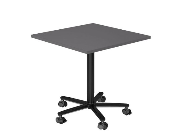 Hammerbacher kolomheftafel 80x80cm grafiet/zwart, VST88/G/D