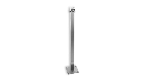 Soehnle vloerstandaard roestvrij staal voor vloer- en doorrijweegschalen, hoogte ca. 1150 mm, 2504.20.001