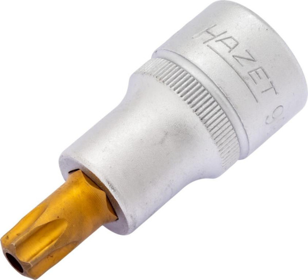 Hazet schroevendraaierdop TORX®, hol vierkant 12,5 mm (1/2 inch), sabotagebestendig TORX® profiel, T50H, 992-T50H