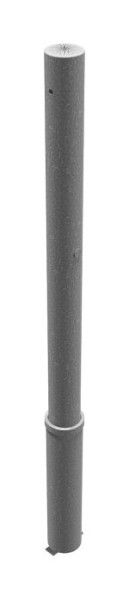 Schake afzetpaal, stalen buis Ø 76 x 2,6 mm, afneembaar, met profielcilinderslot, thermisch verzinkt, zonder oog, 476Z