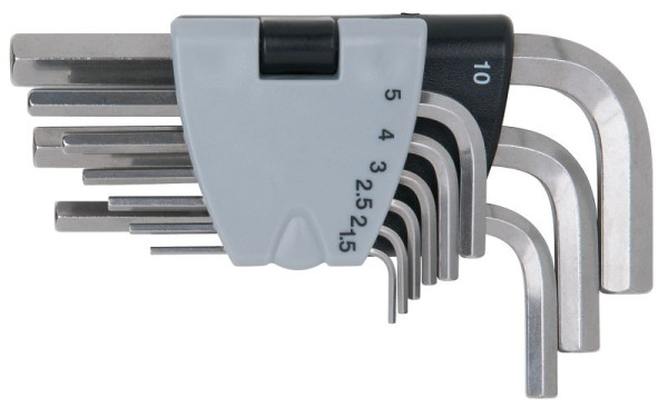 KS Tools RVS inbussleutelset, 9-delig, 964.0320
