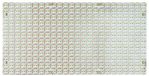 rutec Projekt Vardaflex Wallpaper Select, Flex.LED - opbouwplaat, 24V, 72W, IP54, 6 - 2700K, CRI95, PCF408