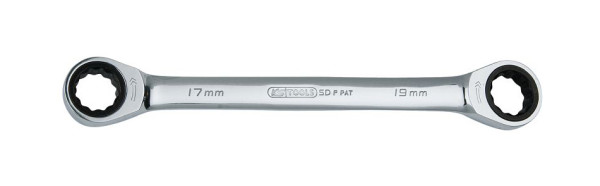 KS Tools GEARplus dubbele ratelringsleutel, 16x18mm, 503.4506