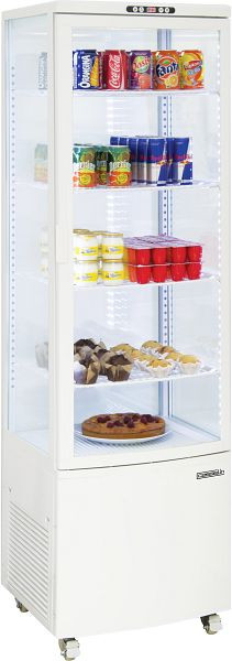 Casselin koelvitrine 235L - wit, CVR235LB