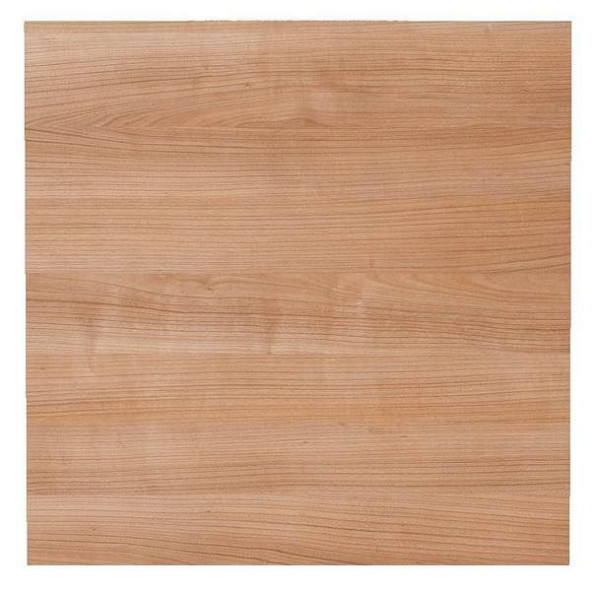 Hammerbacher tafelblad 80x80cm met systeemboring walnoot, rechthoekige vorm, VKP08/N