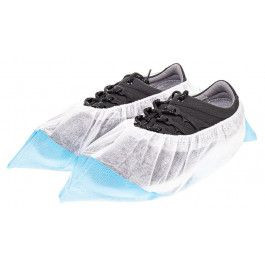 DS SafetyWear overschoen, laag, SBPP polypropyleen, antislip, blauwe buitenzool, PU: 400 stuks, H6711
