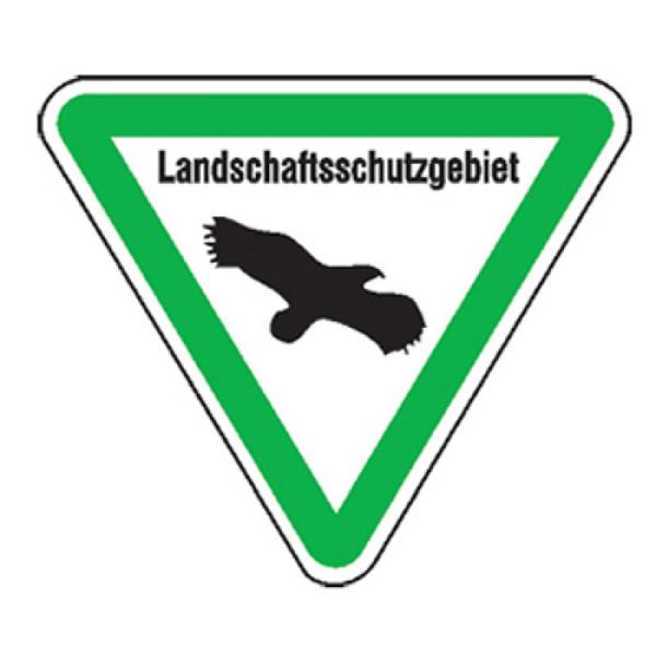 Stone HGS natuur- en milieubeschermingsbord - landschapsbeschermingsgebied -, SL 630mm/reflecterend (RA1), uw060005s29