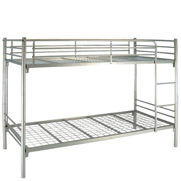 Lüllmann veiligheidsstapelbed PREMIUM, 900 x 2000 mm, wit aluminium, 710550