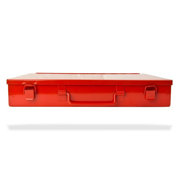 ADB plaatstalen box/lege cassette zonder inzet, rood, 88504