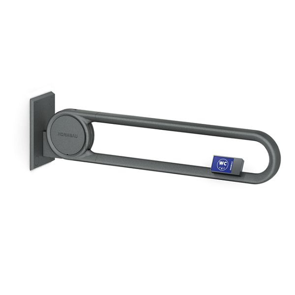 KEMMLIT Cavere inklapbare steungreep vario met radiozender links, wit, 725mm, 251.403