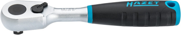 Hazet HiPer omschakelratel met fijne tanden, massief vierkant 6,3 mm (1/4 inch), 863 PK