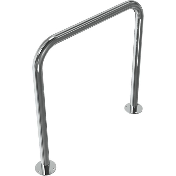 Stone HGS leunbeugel/barrière, 800mm/zonder dwarslat, voor pluggen met voetplaat, Ø 120mm, totale hoogte 800mm, 449.09p