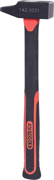 KS Tools monteurhamer, glasvezel handvat, Franse vorm, 250 g, 142.1031