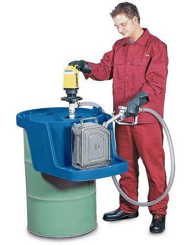 DENIOS veiligheidsvulplatform voor stalen bungholevaten van 200 liter, 164-361