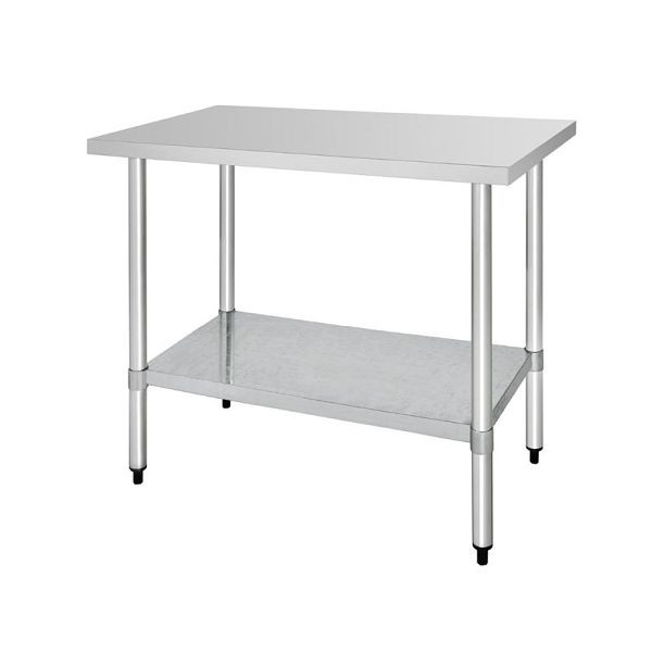Vogue werktafel met planken 120 x 60cm, T376