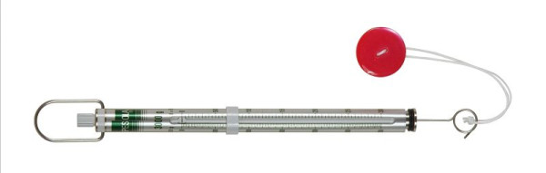 PESOLA logopedieweegschaal voor het meten van de sluitkracht van de lippen, Medio-lijn, 3000 g met sleepwijzer, 43000/5
