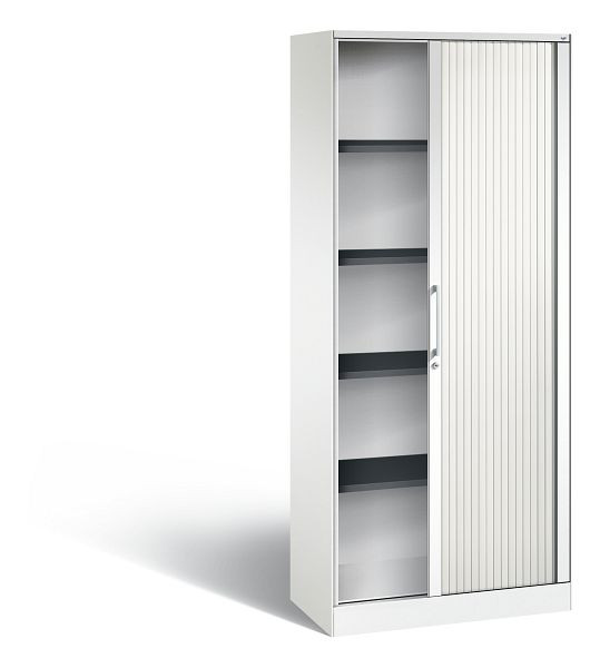 C+P rolluikkast Asisto, H1980xB800xD435mm, kleur: verkeerswit, beugelgreep, 5 niveaus, 143003-000 S10035