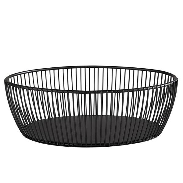 APS mand -SVART-, 24 x 19 cm, hoogte: 8 cm, metaal, zwart, 30423