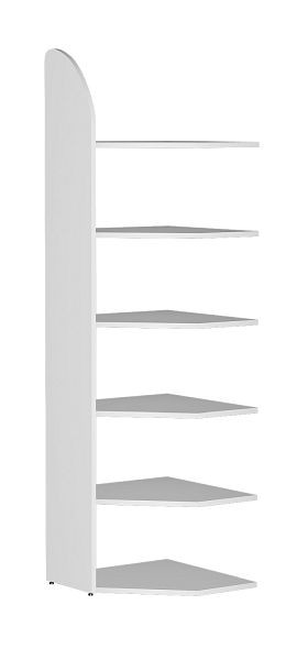 Kerkmann hoekpaneel DANTE 2250 mm 6 hoekplanken, wit, 50971410