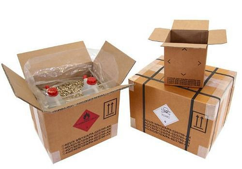 TransPak gevaarlijke stoffen doos 1-wandig, binnenmaat, 175 x 155 x 213mm, inhoud 6l, verpakking: 25 stuks, 299483