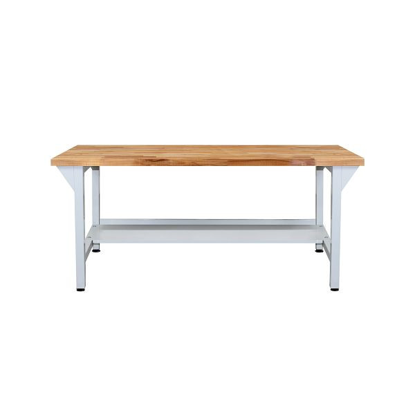 ADB werkbank basismodel PROFI 1500, lichtgrijs, hoogte 850 mm, 42754