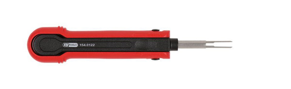 KS Tools ontgrendelingsgereedschap voor platte stekkers/platte bussen 4,8 mm, 5,8 mm, 6,3 mm (AMP Tyco SPT), 154.0122