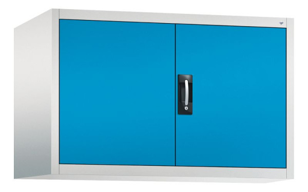 C+P bovenkast Acurado, H790xB1200xD600mm, kleur: lichtgrijs/lichtblauw, verzonken handgreep, 9495-009 S10004