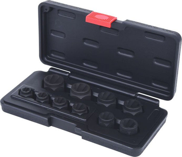 KS Tools spiraalprofiel-insteekmoerset, 10-delig, M8-M19, 913.3880
