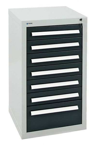 stumpf ladekast serie T-100 / 35-1, RAL 7035/7016, 7 laden (6x100, 1x200mm), 8151271