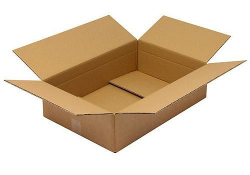 TransPak golfkartonnen vouwdoos 2-wandig, binnenmaat 590 x 390 x 150 mm, kwaliteit 2.30BC, VE 10, 299374