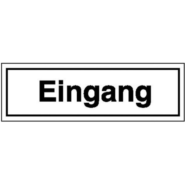 Stein HGS HGS informatiebord voor bedrijfsidentificatie, entree, 250x70mm/film, zelfklevend, 21.5356