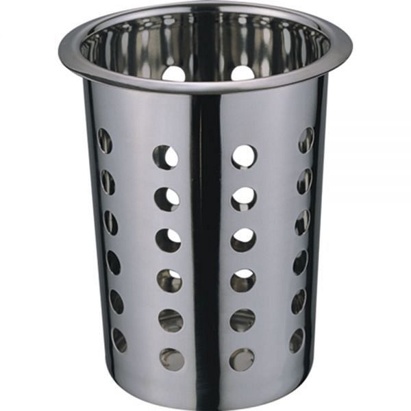 gel-o-mat Besteckköcher, Edelstahl, Durchmesser: 115 mm, Höhe: 145 mm, 4928.1STA