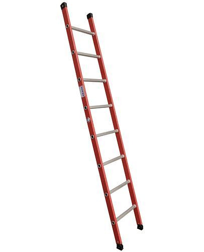 Krause leunladder van kunststof, met glasvezelversterkte GFK-stangen, 10 sporten, 257524