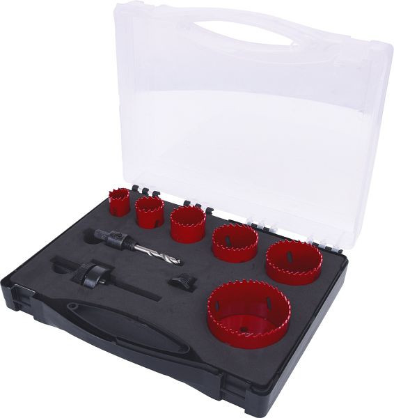 KS Tools elektricien gatenzaagset, 8-delig, 129.5570