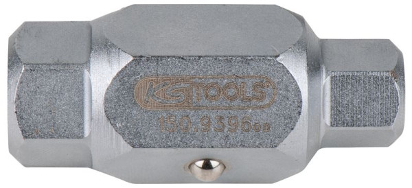 KS Tools Doppen voor olieaftappluggen, 6-kant, 17mmx1/2", 150.9396