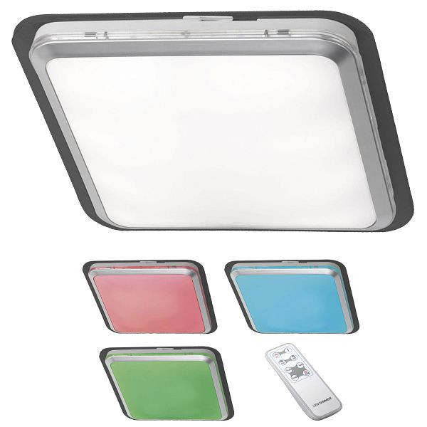 Mendler Reality, Trio LED plafondlamp RL135, hangend lichteffect, kleurwissel RGB, 48541