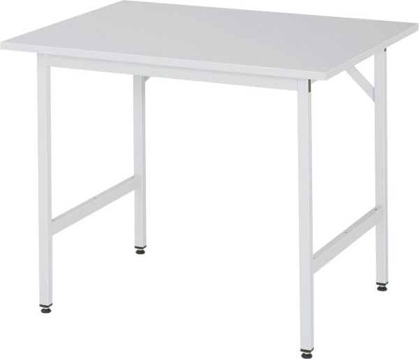 RAU Jerry serie werktafel (3030) - in hoogte verstelbaar, melamine plaat, 1000x800-850x800 mm, 06-500M80-10.12